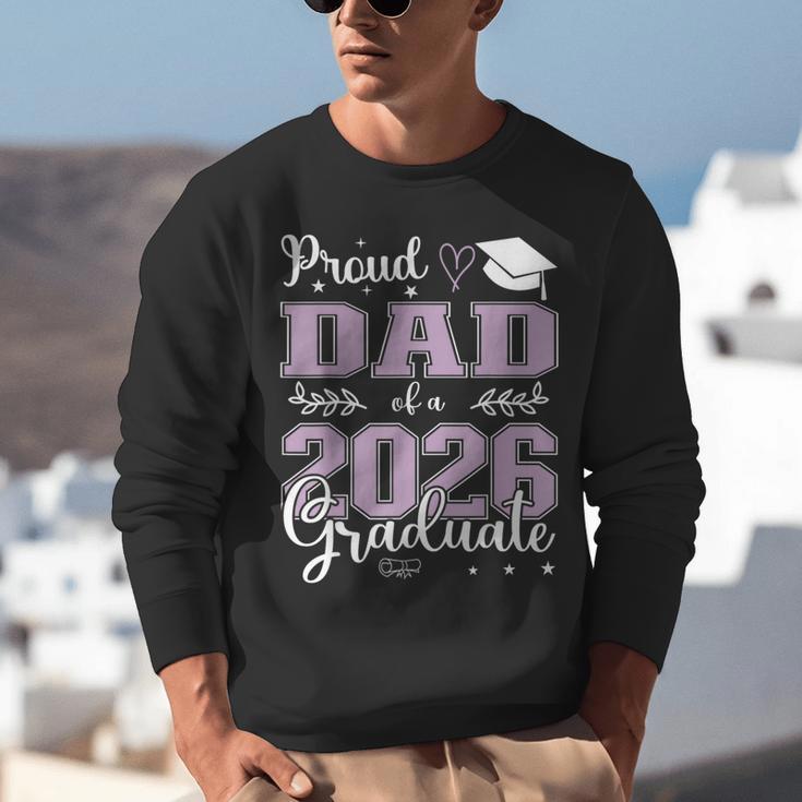 Proud Dad Of a Class Of 2026 Graduate For Graduation Unisex Sweatshirt