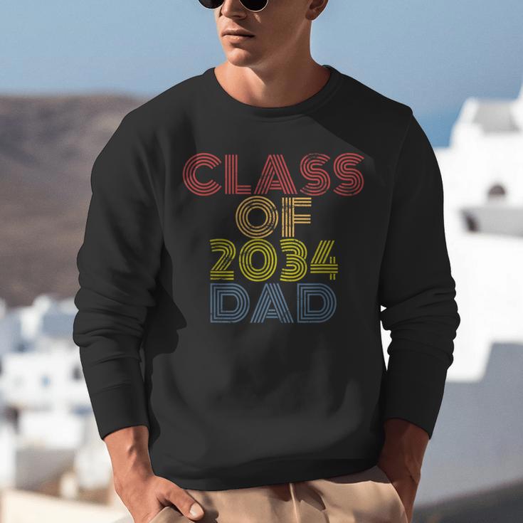 Proud Dad Of A Class Of 2034 Graduate Senior Graduation Unisex Sweatshirt