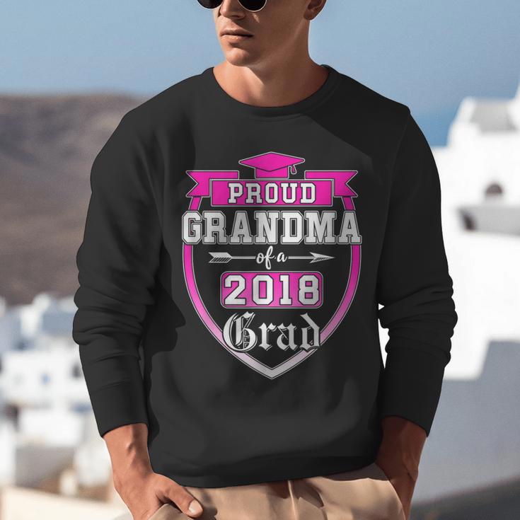 Proud Grandma Of a 2018 Grad Graduation Family Unisex Sweatshirt