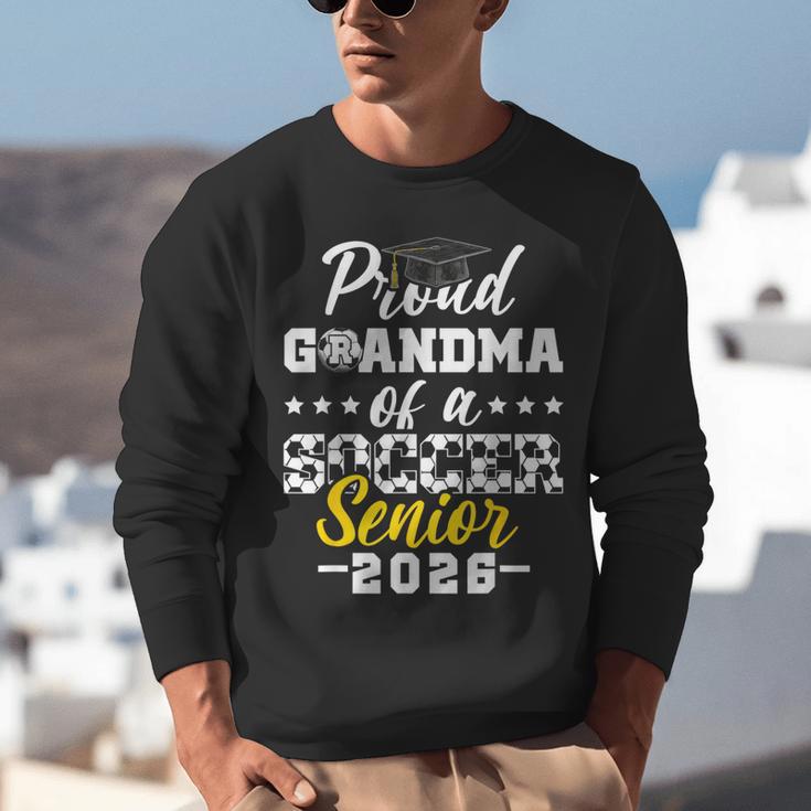 Proud Grandma Of a Soccer Senior 2026 Graduation Gifts Unisex Sweatshirt