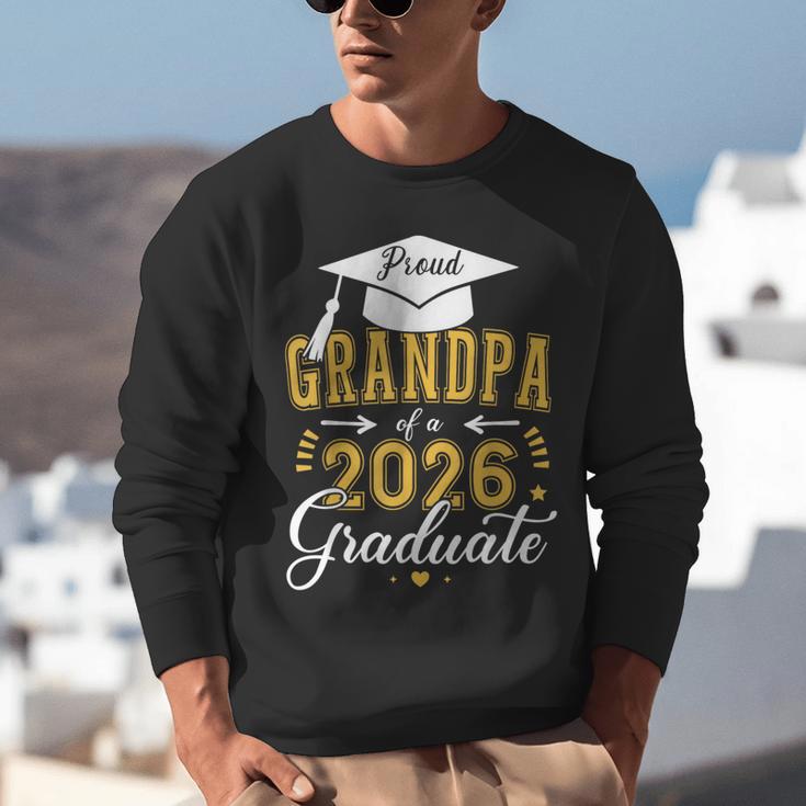 Proud Grandpa Of a Class Of 2026 Graduate For Graduation Unisex Sweatshirt
