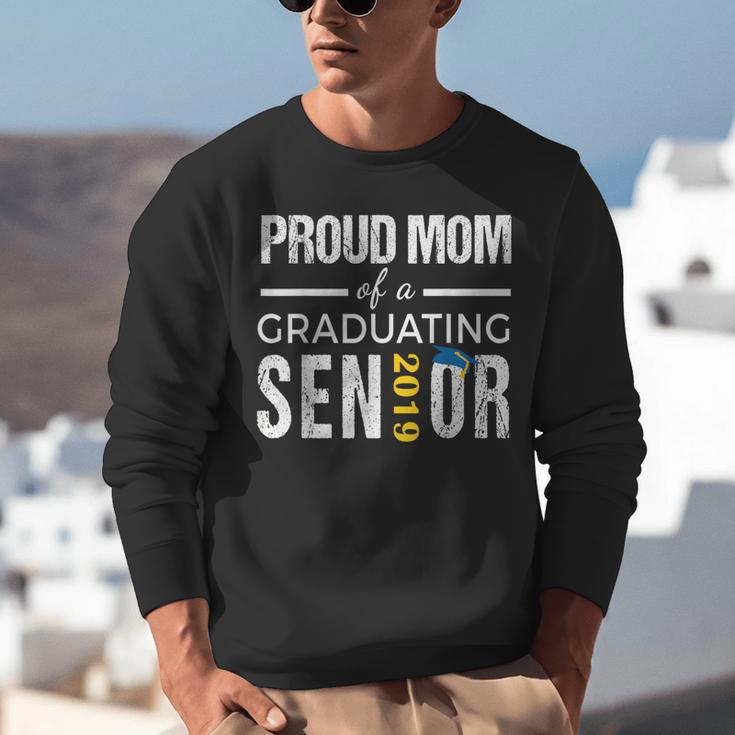 Proud Mom Of 2019 Senior Graduation Shirt Graduate Unisex Sweatshirt