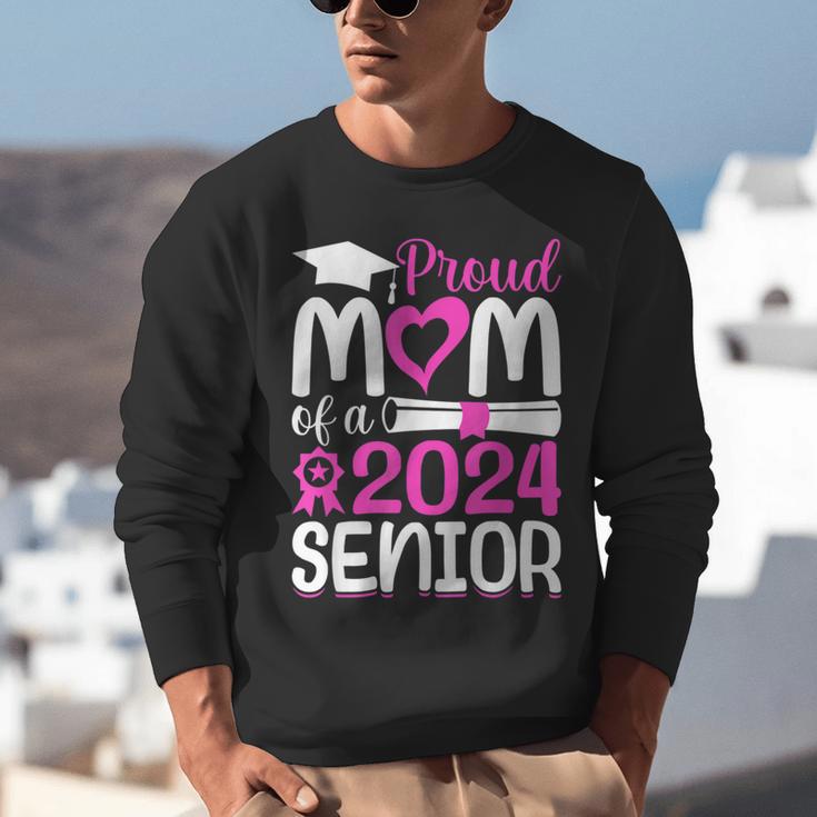 Proud Mom Of A 2024 Senior Graduation Unisex Sweatshirt Proud Mom Of A 2024 Senior Graduation Unisex Sweatshirt