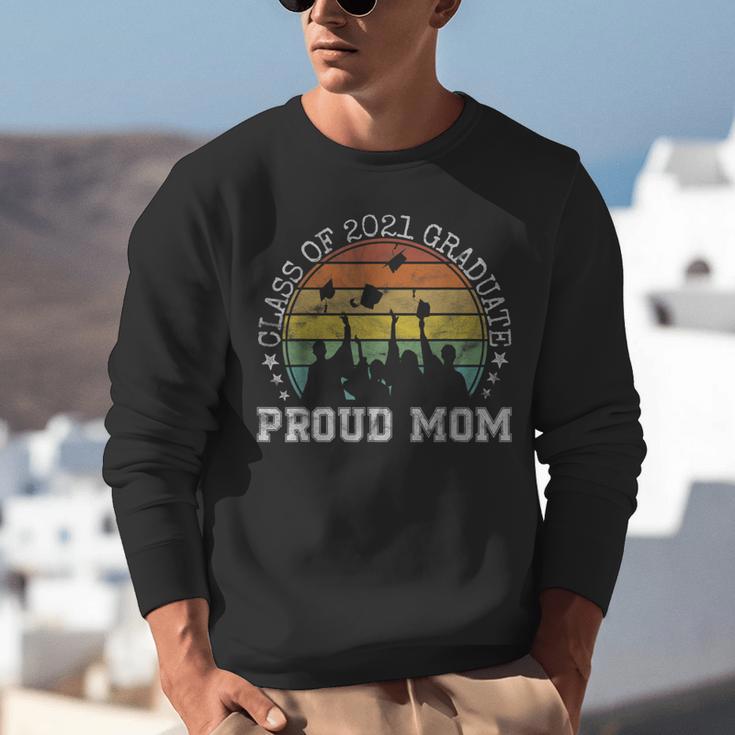 Proud Mom Of a Class Of 2021 Graduate Senior 21 Graduation Unisex Sweatshirt