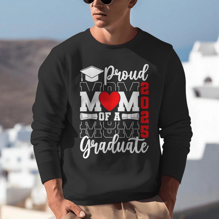 Proud Mom Of a Class Of 2025 Graduate Senior Mom Graduation Unisex Sweatshirt