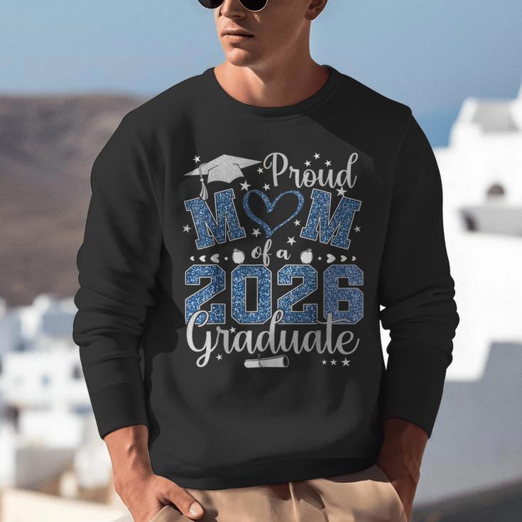 Proud Mom Of a Class Of 2026 Graduate Senior Graduation Unisex Sweatshirt