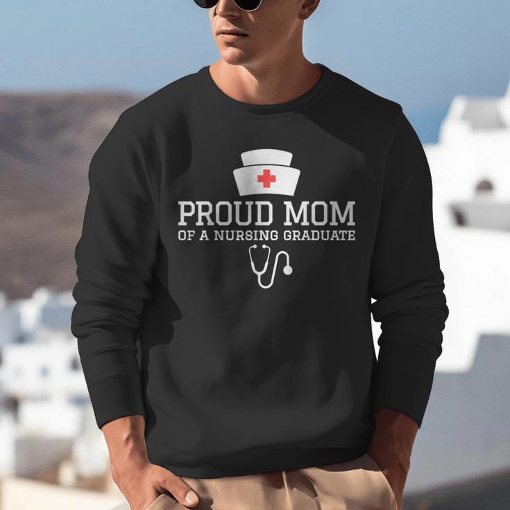 Proud Mom Of a Nursing Graduate Nurse Senior 2026 Graduation Unisex Sweatshirt