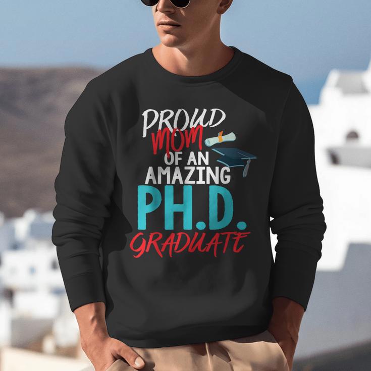 Proud Mom PhD Doctoral Graduation Doctorate Degree Unisex Sweatshirt