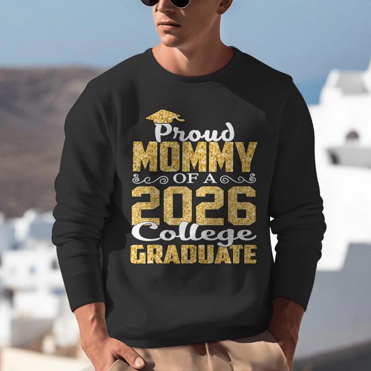 Proud Mommy Of A 2026 College Graduate Shirt Graduation Unisex Sweatshirt