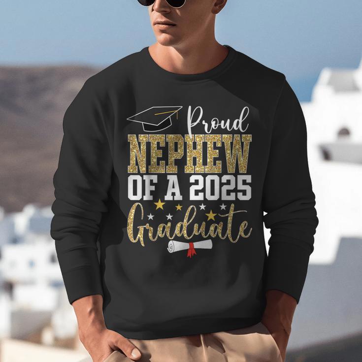 Proud Nephew Of A 2025 Graduate Nephew Graduation 2025 Unisex Sweatshirt