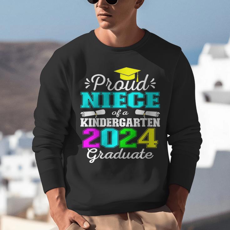 Proud Niece Of Kindergarten Graduate 2024 Graduation Niece Unisex Sweatshirt