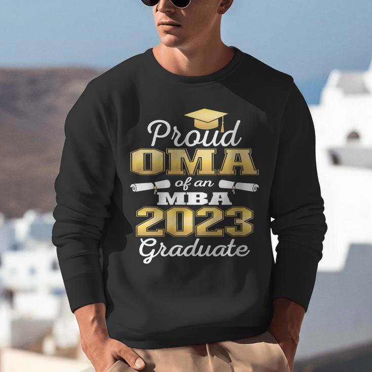 Proud OMA Of 2023 Class MBA Graduate Family Graduation Unisex Sweatshirt