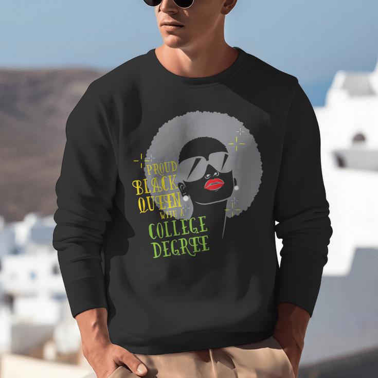 Proud Queen College Graduation Unisex Sweatshirt