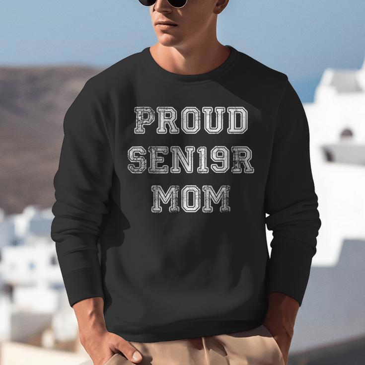 Proud Senior Mom 2019 High School Graduation Shirt Mom Tee Unisex Sweatshirt