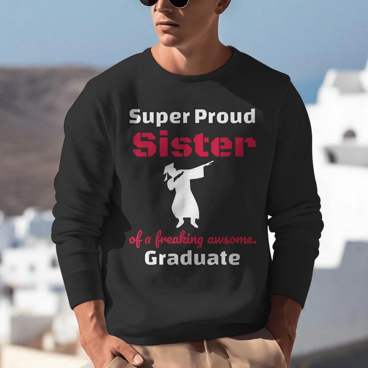 Proud Sister Of 2018 Graduate Dabbing Graduation Unisex Sweatshirt