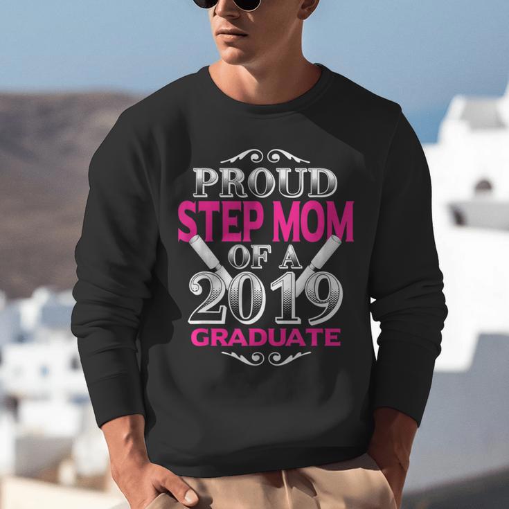 Proud Step Mom Of 2019 Graduate Class 2019 Tshirt Graduation Unisex Sweatshirt