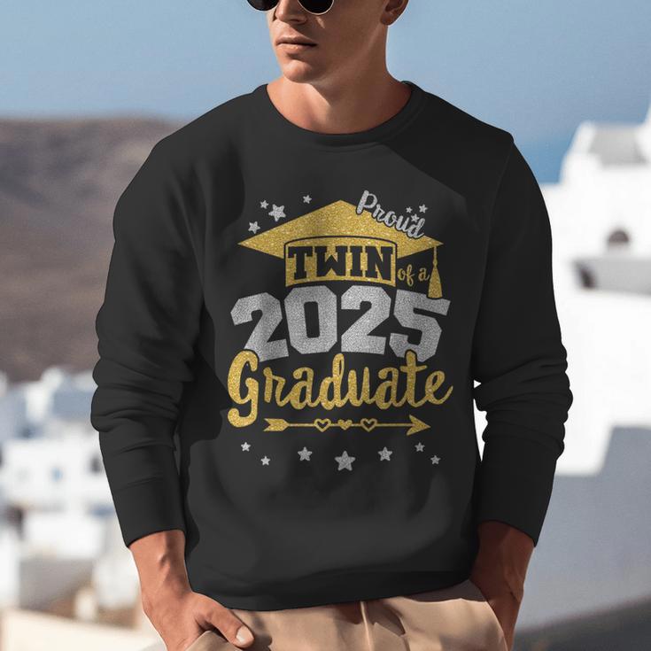 Proud Twin Of a 2025 Graduate Team 25 Senior Graduation Unisex Sweatshirt