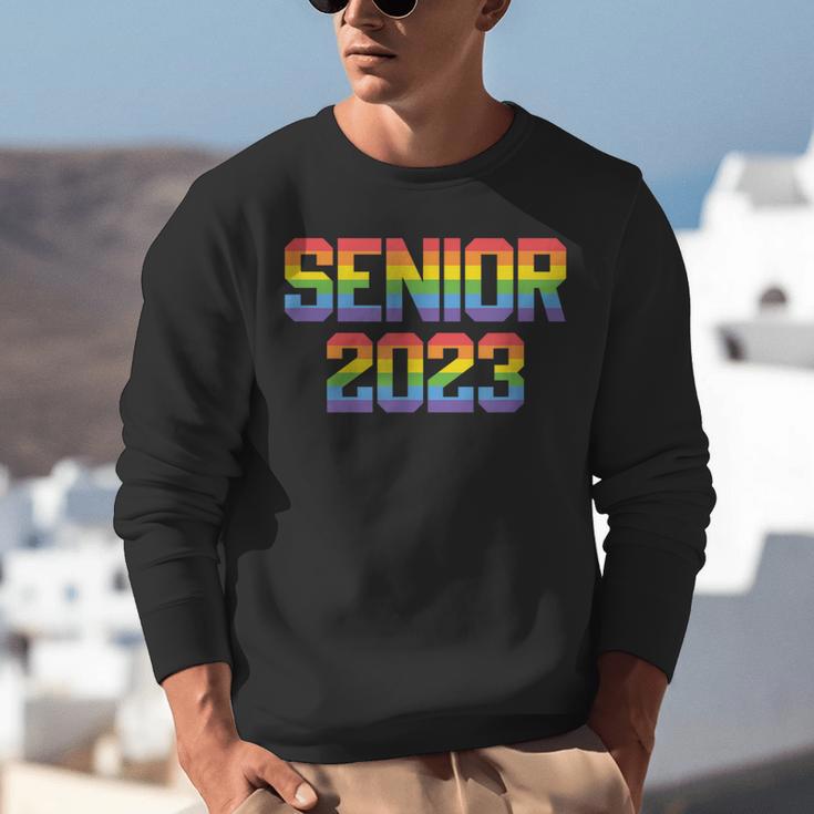 Rainbow LGBT Pride Senior 2023 Graduation Unisex Sweatshirt