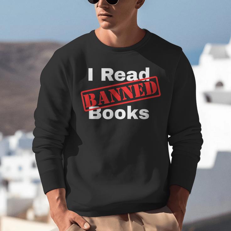 I Read Banned Books Censored Red Stamp Reading Librarian Unisex Sweatshirt I Read Banned Books Censored Red Stamp Reading Librarian Unisex Sweatshirt