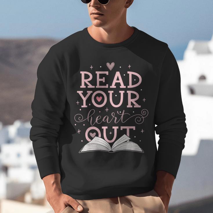 Read Your Heart Out Book Adventures In Pages Unisex Sweatshirt