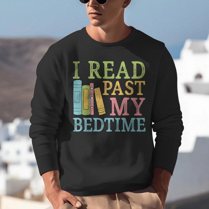 I Read Past My Bedtime Book Quote Humor Unisex Sweatshirt