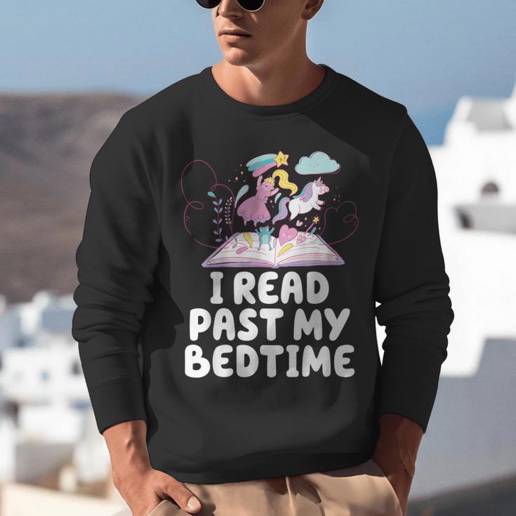 I Read Past My Bedtime Reading Unicorn Book Lover Unisex Sweatshirt I Read Past My Bedtime Reading Unicorn Book Lover Unisex Sweatshirt