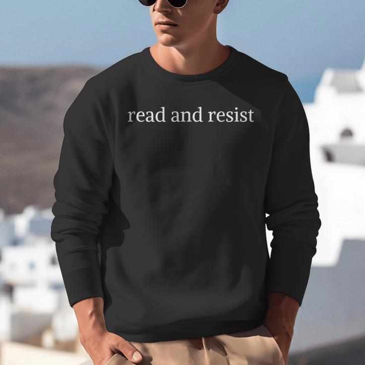 Read And Resist Bookish Book Lover Unisex Sweatshirt Read And Resist Bookish Book Lover Unisex Sweatshirt