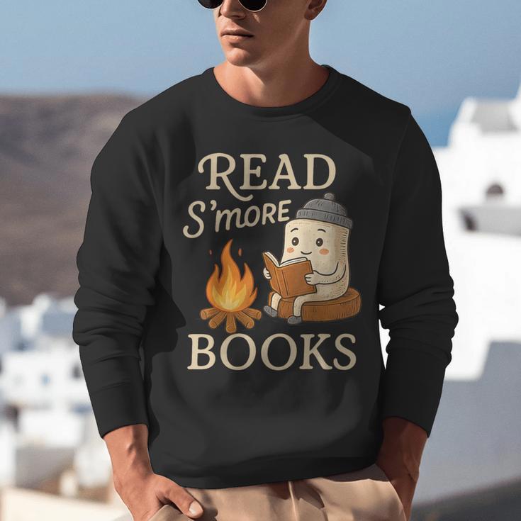Read S'More Books Campfire Reading Book Lovers Camper Unisex Sweatshirt Read S'More Books Campfire Reading Book Lovers Camper Unisex Sweatshirt