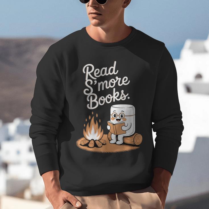 Read S'More Books Camping Outdoors Reading Campfire Smores Unisex Sweatshirt Read S'More Books Camping Outdoors Reading Campfire Smores Unisex Sweatshirt