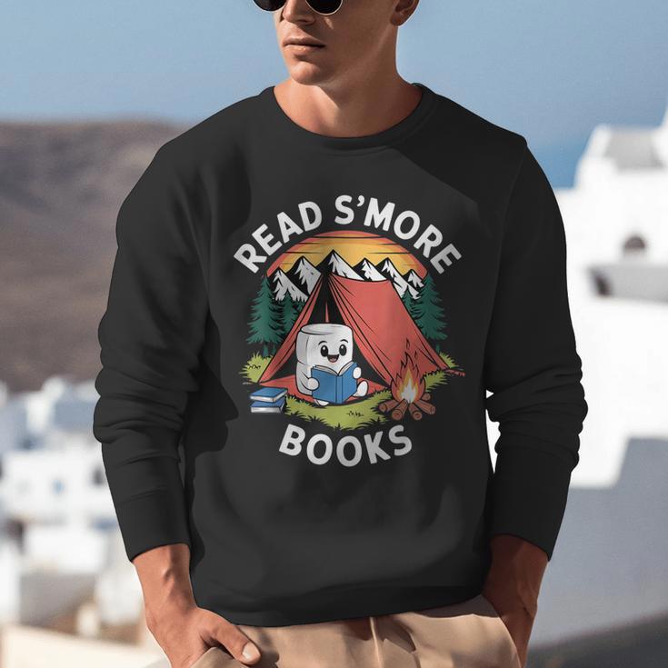 Read S'More Books Reading Camping Smores Kawaii S'Mores Unisex Sweatshirt