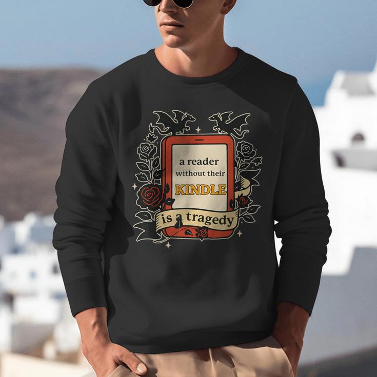 A Reader Without Their Book Is A Tragedy Dragon Rider Quote Unisex Sweatshirt A Reader Without Their Book Is A Tragedy Dragon Rider Quote Unisex Sweatshirt
