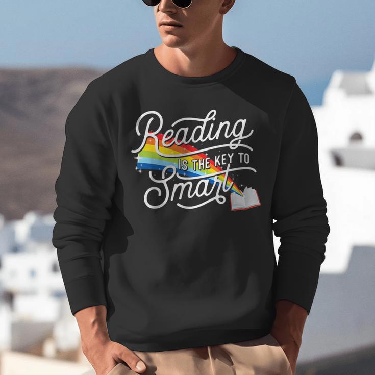 Reading Is The Key To Smart Book Lover Bookworm Reader Unisex Sweatshirt Reading Is The Key To Smart Book Lover Bookworm Reader Unisex Sweatshirt