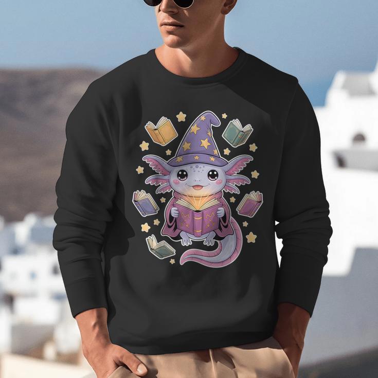 ReadsALOTL Cute Axolotl Book Lover Unisex Sweatshirt