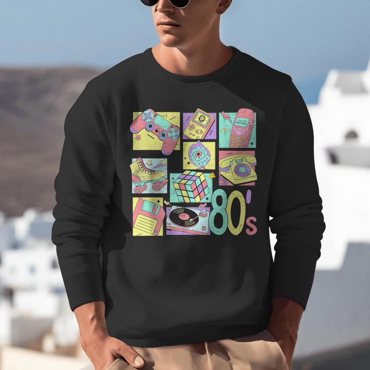 Retro 80s Nostalgia 1980s Throwback Party Costume Unisex Sweatshirt