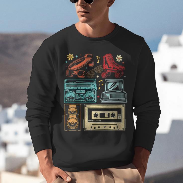 Retro Cassette 70s 80s 90s Music Vintage Party Nostalgia Unisex Sweatshirt