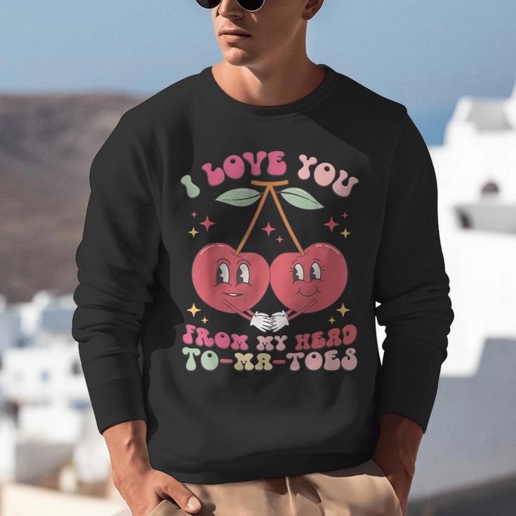 Retro Cherry Love 90s Nostalgia Unisex Sweatshirt