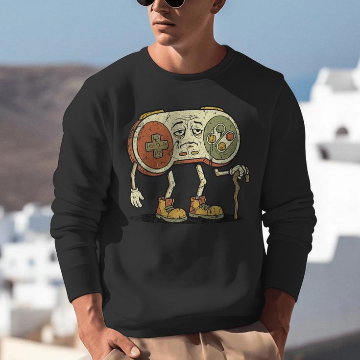 Retro Gamer 80s 90s Gaming Nostalgia Video Game Men Unisex Sweatshirt