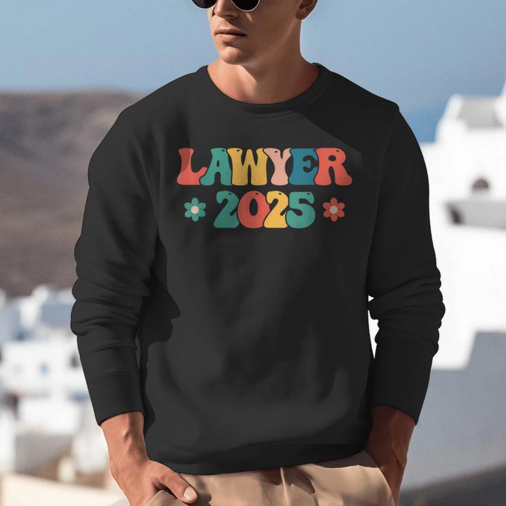 Retro Lawyer 2025 Attorney School Graduation Student Lawyer Unisex Sweatshirt
