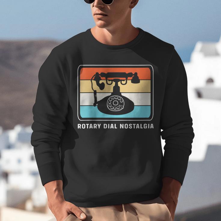 Retro Rotary Dial Nostalgia Dial Phone Unisex Sweatshirt