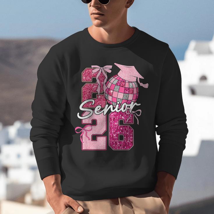 Retro Senior 2026 Coquette Bow Graduation Class Of 2026 Unisex Sweatshirt