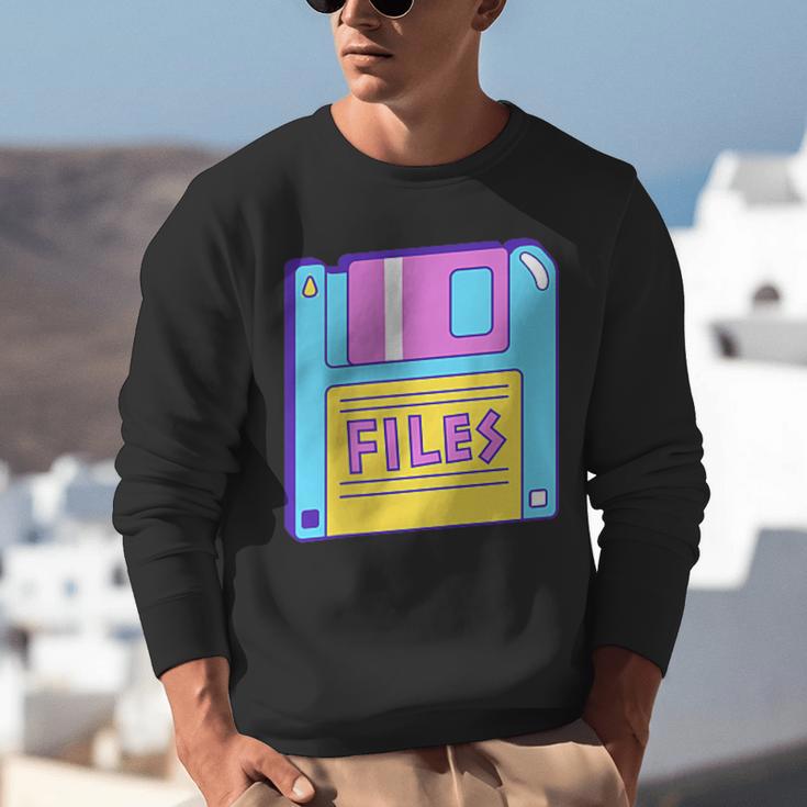 Retro TechnologyOld School Floppy Nostalgia 90s Generation Unisex Sweatshirt