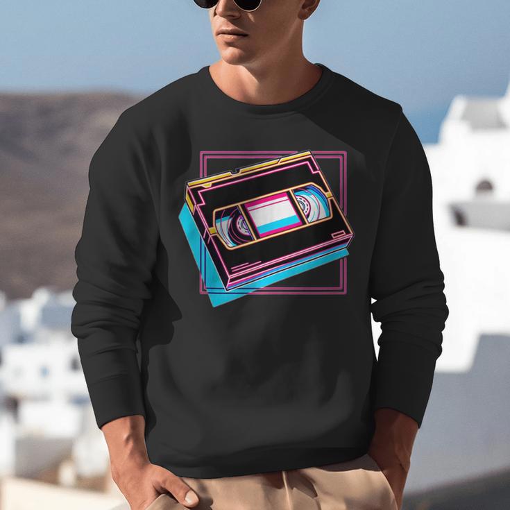 Retro VHS Vaporwave Video Cassette Nostalgia Geek Chic Unisex Sweatshirt Retro VHS Vaporwave Video Cassette Nostalgia Geek Chic Unisex Sweatshirt