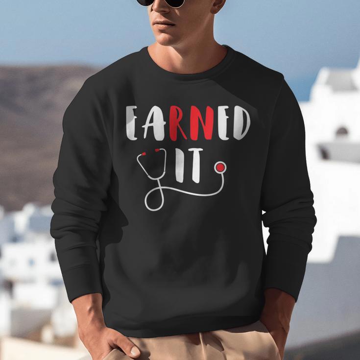 RN Nursing Student Graduation EaRNed It Unisex Sweatshirt