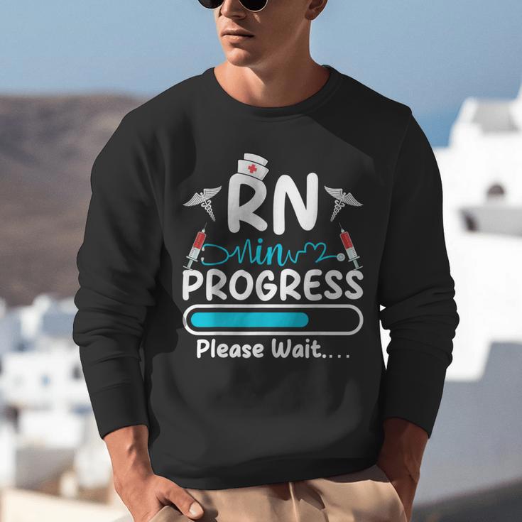 RN In Progress Loading Future Nurse Graduation Lover Unisex Sweatshirt