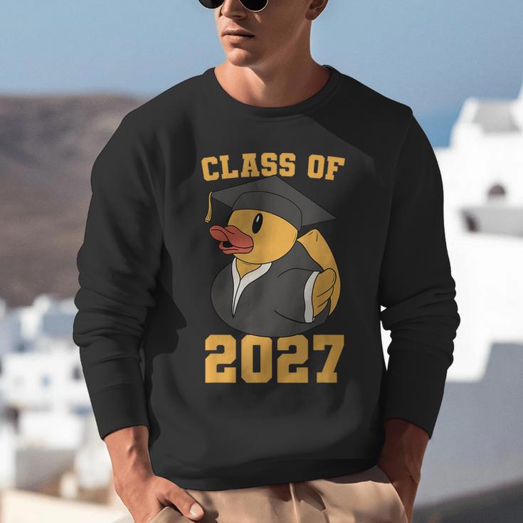 Rubber Duck Class Of 2027 Senior 2027 Graduation Year Senior Unisex Sweatshirt