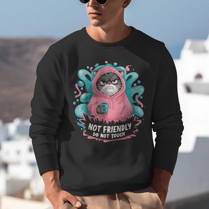Sarcastic Loner Introvert Clothing Not Friendly Do Not Touch Small Unisex Sweatshirt