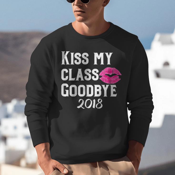 Sen18r Shirt Senior 2018 Graduation Kiss Lips Unisex Sweatshirt