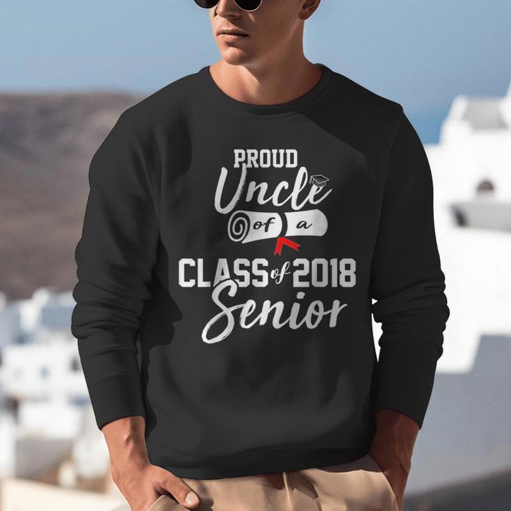 Senior 2018 Graduate Shirt Graduation College Retro Style Unisex Sweatshirt