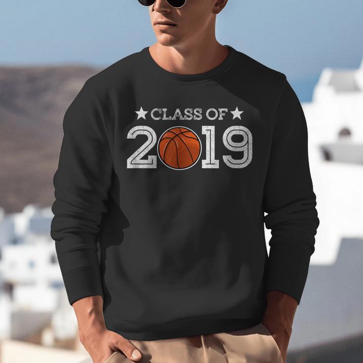 Senior 2019 Basketball Shirt Graduation Class Of 2019 Stars Unisex Sweatshirt