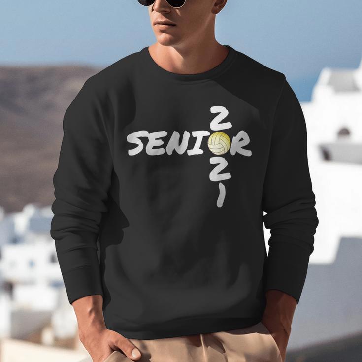 Senior 2021 Volleyball Graduation Shirt Unisex Sweatshirt